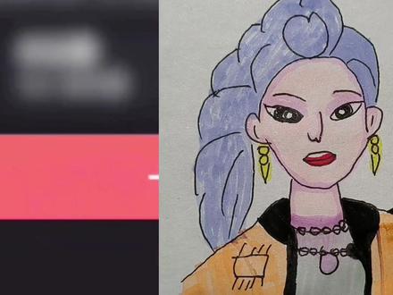 气死鲁米的教程来啦#鲁米#猎魔女团#简笔画 @抖音创作小助手