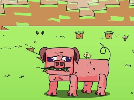 坦克世界动画:KV44穿越我的世界,不慎跌落矿洞,大战循声守卫!