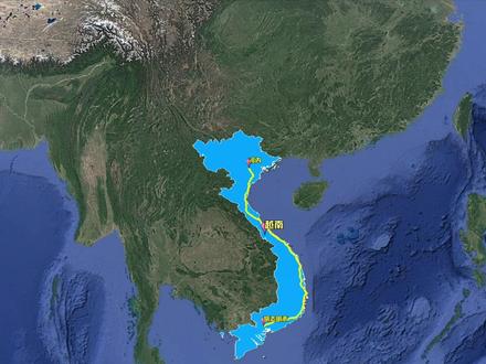又有人来送技术,越南重启南北高铁,越来越有底气了 #地理 #地理知识 #地图 #地图知识 #卫星地图