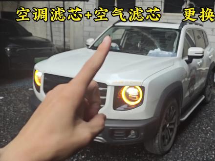 哈弗大狗,空调滤芯+空气滤芯更换教程#哈弗大狗 #汽车