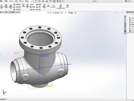 Solidworks三维模型单一维度的比例缩放 #Solidworks #机械 #三维建模 #视频教学