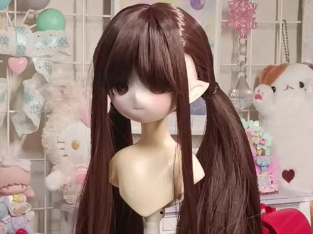 巧克力是人生止痛药 #bjd #mjd #假发#手改毛#教程