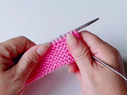 搓板针收针方法,收针简单,弹性好,编织在领口、袖口非常完美