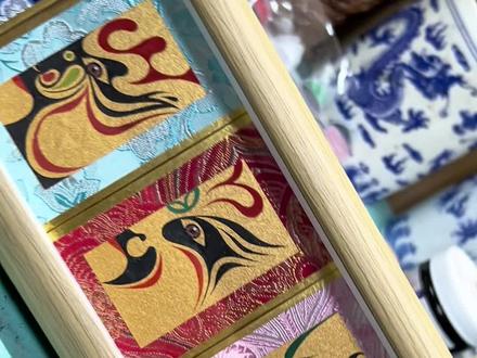 手绘五路财神#非遗#脸谱#手绘#传承人