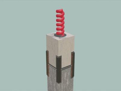 预应力空心方桩的抗拔接桩构造#结构设计 #桩基#土木工程