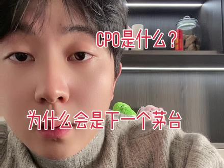 CPO就是下一个茅台#CPO #股民交流