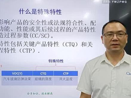 特殊特性是可能影响产品的安全性或法规符合性、配合、功能、性能或其后续过程的产品特性或制造过程参数(CC/SC)
#知识分享 #科普 #干货 #生产管理 #质量管理
