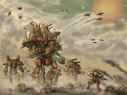 【CG战锤】高达200个地球的终极兵器?帝皇泰坦&启示录!