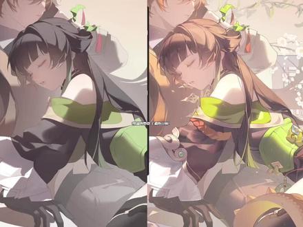 谁让你二分完直接细化的 #绘画教程