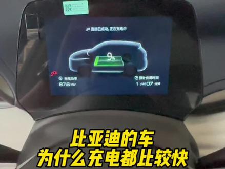 比亚迪的车,为什么充电都比较快?#比亚迪