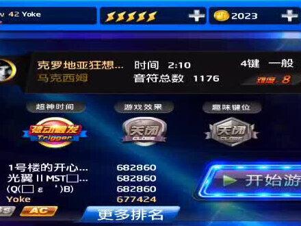 克罗地亚狂想曲8级难度 #克罗地亚狂想曲#节奏大师#指尖上的艺术