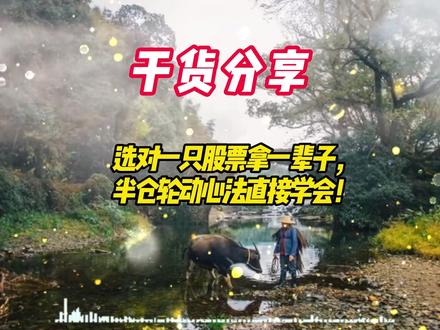 一辈子只拿一只股票足矣,半仓轮动吃透终生行情! 看懂 150 日均线半仓轮动技巧,死守一只优质股做长线滚动,轻松摊低持仓成本稳健增值。#一辈子只做一只股票技巧 #150日均线半仓轮动法 #长线持股高抛低吸秘诀