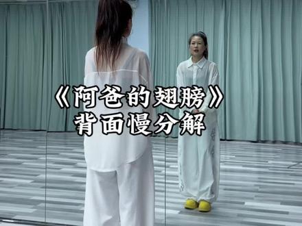 广场舞《阿爸的翅膀》镜面分解💃 #阿爸的翅膀背面慢分解 #广场舞