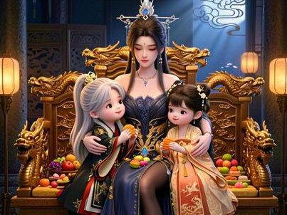 《贪吃姐弟》1-5大合集! #原创动画 #ai动画 #即梦ai