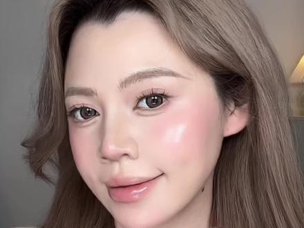 韩女看了也要走不动道的液体腮红! #韩妆腮红 #腮红打法教程 #腮红