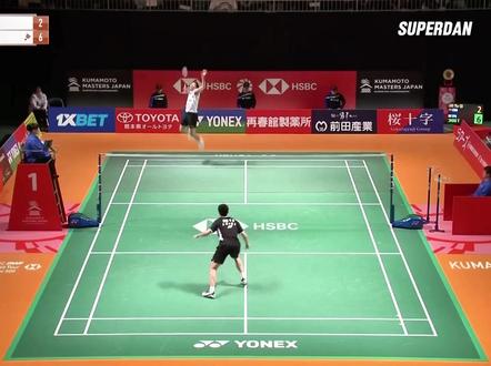 2023日本大师赛:石宇奇vs周天成 #羽毛球 #石宇奇 #周天成