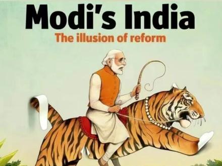 看看西方讽刺印度改革的漫画…… #艺术 #漫画