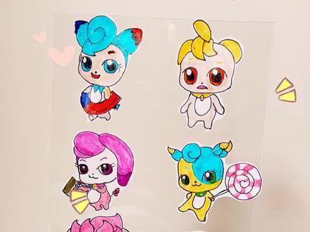 萌可贴纸第四弹
继续收集小可爱们,跟我一起画画吧
#跟我一起学画画 #手工diy #贴纸#手绘