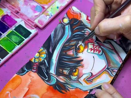 👻来咯~『热门动漫人物绘本』第10页:花子君_#地缚少年花子君 #花子君 #画画 #动漫手绘 #动漫人物