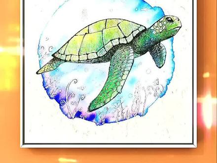 我要你陪着我,看着那海龟水中游;慢慢的爬在沙滩上,数着浪花一朵朵🌊@DOU+小助手 #我要上热门