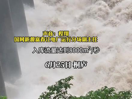 6月25日,桐庐富春江水库开启17孔闸门泄洪 截至上午9点,最大出库流量达到11000m³/秒。#富春江水库开闸泄洪
