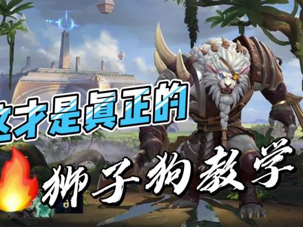 LOL手游狮子狗:技能技巧加全局实战讲解,就是这么顶!