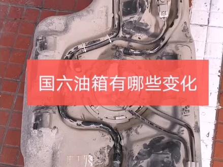 国六油箱系统 只多了两样东西,一个是油箱压力传感器 还有一个是电磁阀开关 大众也叫诊断泵