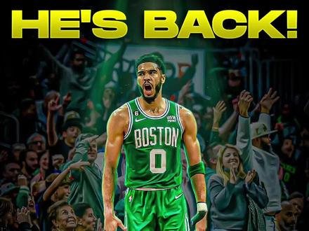 塔图姆跟腱撕裂仅10个月确定复出!耐杀王再度上演医学奇迹!#塔图姆复出