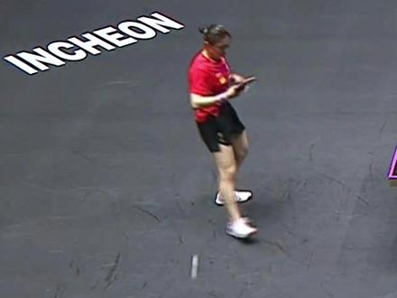 被小白球痛击的小梦姐 #陈梦 #乒乓球 #国乒都是喜剧人吧