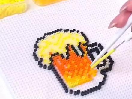 拼豆豆融合豆手工diy套装益智玩具coco同款拼豆工具2.6nm拼豆#拼豆豆 #手工DIY #益智玩具 #创意手工 #好物推荐🔥