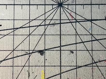 在美纹纸上画实体档案Entity717:禁止放屁 #警示牌 #怪物 #手工diy #跟着抖音学画画 #美纹纸雕刻