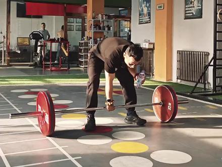 单手硬拉 160KG 耐力组 #硬拉