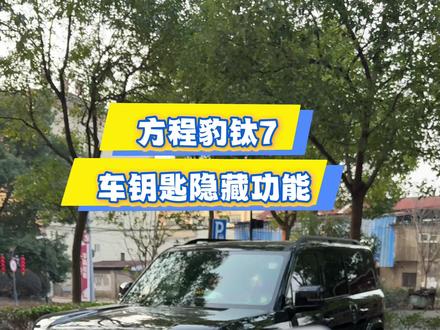 方程豹钛7车钥匙也有这些功能哦#方程豹钛7 #用车知识