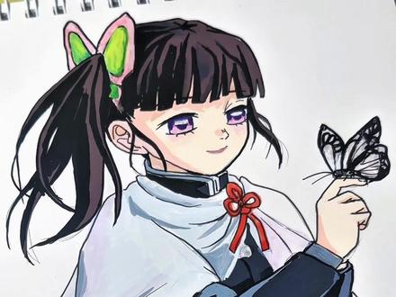 鬼灭日历 | 三月~香奈乎 硬币可以掷抉择,唯坚毅无需选择,画了大家想看的香奈乎,四月画谁呢
画🖊️恩米小黑盒#鬼灭之刃#香奈乎 #蝴蝶忍 #手绘 #恩米小黑盒