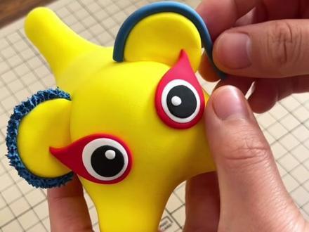 挑战100款国潮作品,第1️⃣4️⃣款布老虎粘土摆件#国风正当红 #国潮 #粘土 #民俗文化 #手工