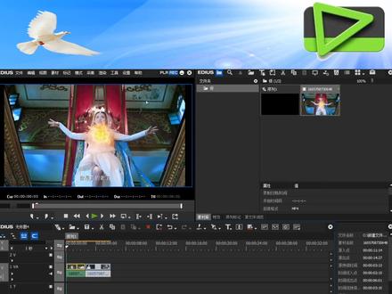 edius视频剪切方法