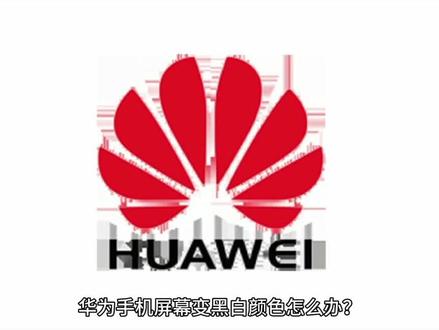 #华为手机黑白显示 #华为手机黑屏 #华为手机屏幕变黑白色 很多人乱点不会调回来!
