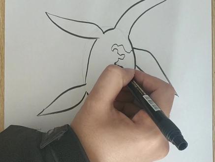 【简笔画恐龙】教你快速画一只蛇颈龙#简笔画 #恐龙 #蛇颈龙 #儿童美术