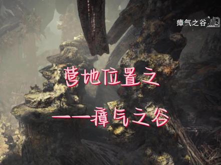瘴气之谷 营地位置#怪物猎人#游戏教学#游戏日常