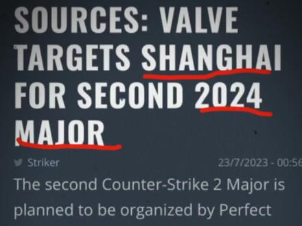 2024年12月 CS2上海MAJOR
#cs2 #csgo