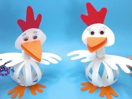 今天一起来做个立体的小鸡手工,非常可爱,全班同学都喜欢,做起来也很简单#幼儿园手工作业 #幼儿手工 #亲子手工 #妈妈必备 #幼师日常 #幼师必备