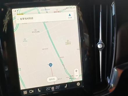 沃尔沃ICUP车机导航位置开启方式