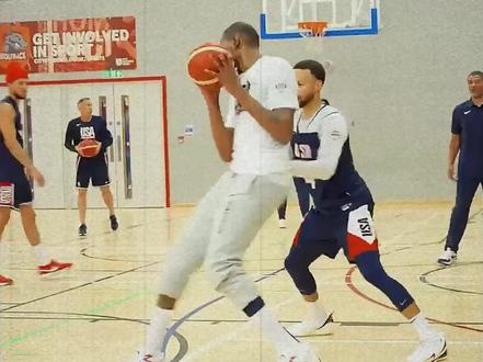 仅用简单的基本功就能吊打联盟,杜兰特的单打什么水平?#杜兰特