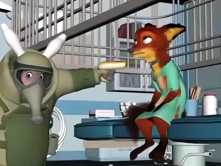 旧版尼克给人的就是一种病娇感 #疯狂动物城