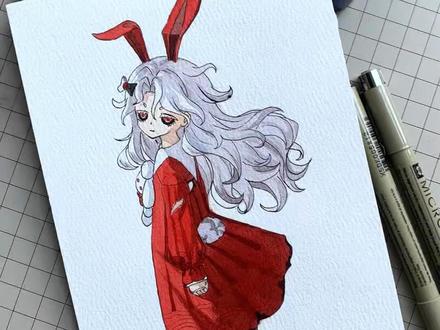 新追捕桃乐丝 #蛋仔画 #画画约稿#手绘定制 #简笔画 #自学画画