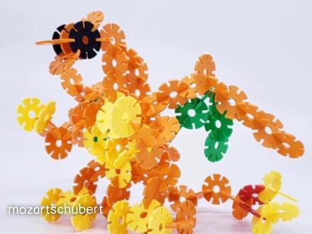 雪花片攻略 神奇宝贝 🐲喷火龙 三星难度#雪花片 #玩具#精灵宝可梦