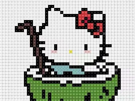 拼豆图纸教程来喽~ 叫大家把喜欢的图片,做成拼豆图纸#拼豆 #拼豆教程 #拼豆图纸