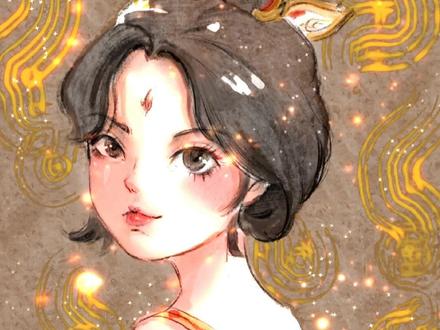 #绘画 #手绘 #每日一画 #王者荣耀 #配音再来一个少年武则天,同样有配音哦