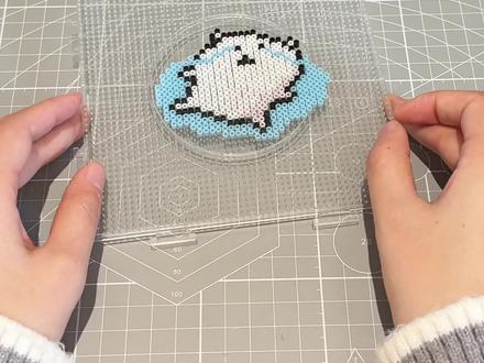 拼豆一碰就散😱长钉豆板来救你!#拼豆 #拼豆板 #拼豆工具 #拼豆教程 #拼豆入坑