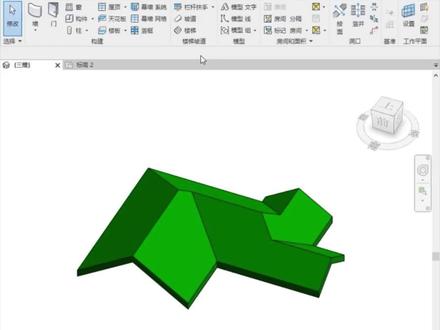 建模小技巧:Revit中快速绘制斜屋顶#revit建模#revit建模#BIM